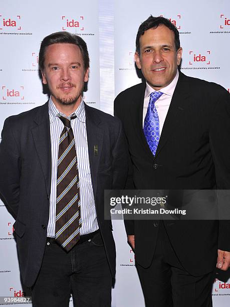 Michael Selditch and Rob Tate attend the International Documentary Association's 25th Annual Awards Ceremony on December 4, 2009 in Los Angeles,...