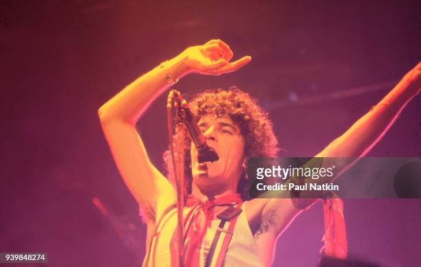Dan McCafferty of Nazareth performing at the Aragon Ballroom In Chicago, Illinois, March 23, 1979.