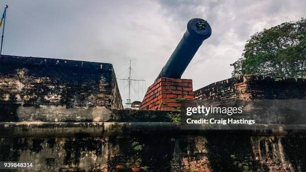 fort cornwallis in penang malaysia - east india company stockfoto's en -beelden