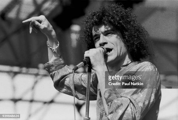 Dan McCafferty of Nazareth performing at Summerfest in Milwaukee, Wisconsin, May 26, 1978.