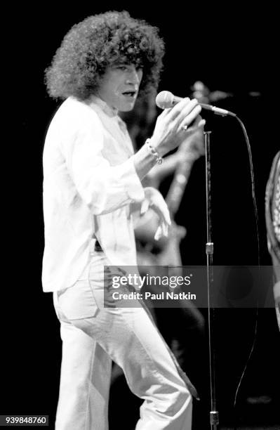 Dan McCafferty of Nazareth at the Riverside Theater in Milwaukee, Wisconsin, November 17, 1977.