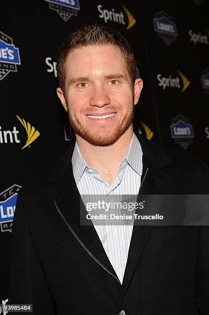 Brian Vickers arrives the NASCAR SPRINT Cup party at Lavo at the Palazzo on December 4, 2009 in Las Vegas, Nevada.