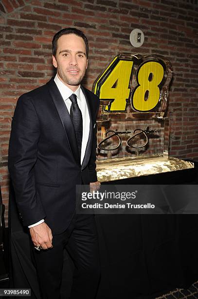 Jimmie Johnson attends the NASCAR SPRINT Cup party at Lavo at the Palazzo on December 4, 2009 in Las Vegas, Nevada.