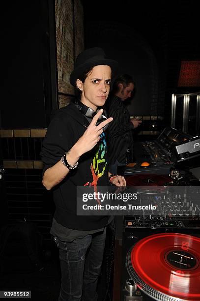 Samantha Ronson attends the NASCAR SPRINT Cup party at Lavo at the Palazzo on December 4, 2009 in Las Vegas, Nevada.