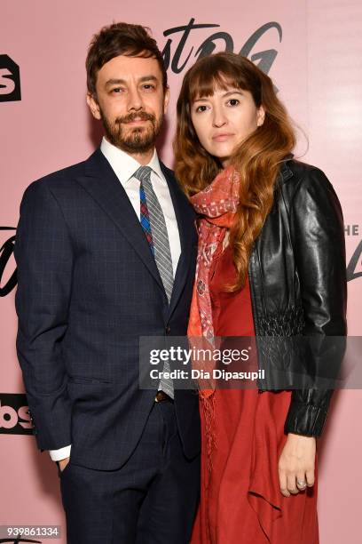 Jorma Taccone and Marielle Heller attend "The Last O.G." New York Premiere at The William Vale on March 29, 2018 in New York City.