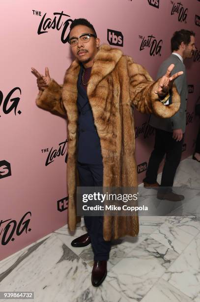 Actor Allen Maldonado attends TBS' The Last O.G. Premiere at The William Vale on March 29, 2018 in New York City. 27038_012