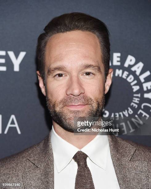 Chris Diamantopoulos attends The Paley Center For Media Presents: "A Conversation With Bryan Cranston" at The Paley Center for Media on March 29,...
