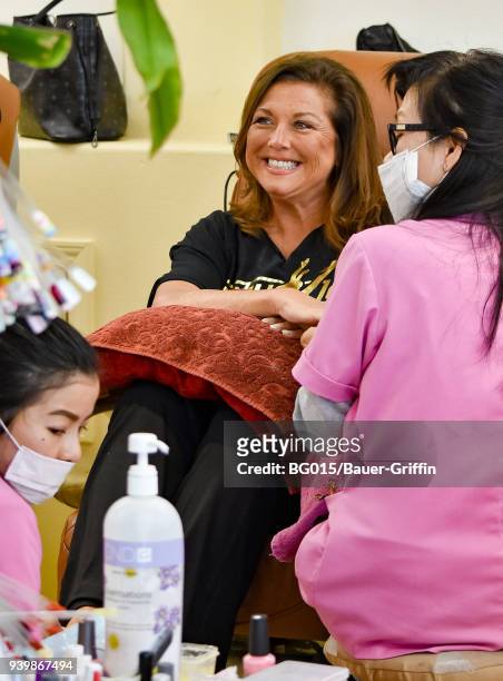 Abby Lee Miller is seen on March 29, 2018 in Los Angeles, California.