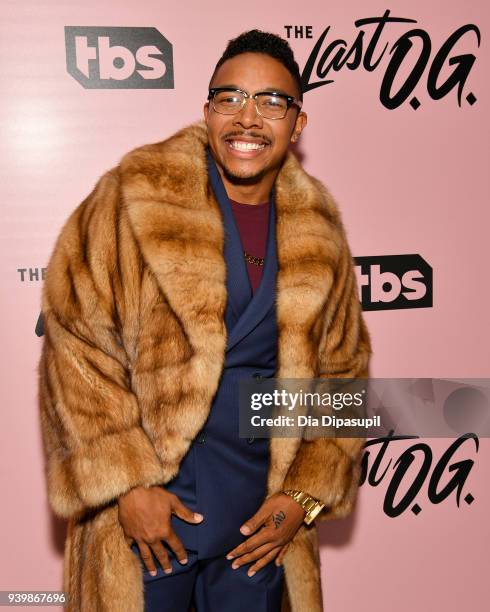 Actor Allen Maldonado attends "The Last O.G." New York Premiere at The William Vale on March 29, 2018 in New York City.