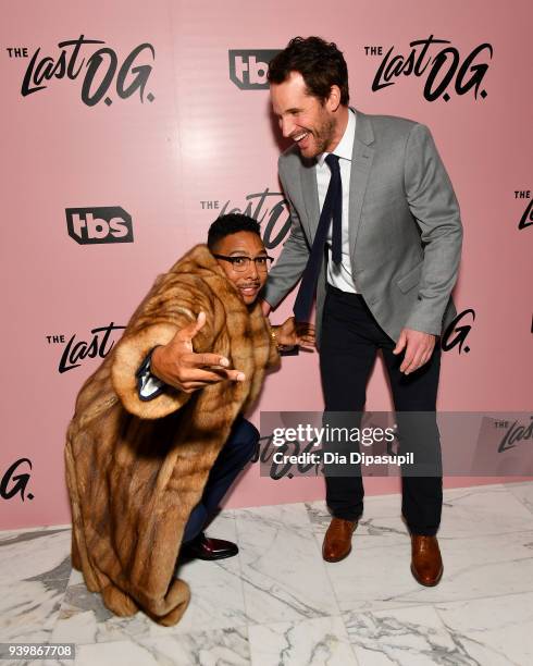 Actors Allen Maldonado and Ryan Gaul attend "The Last O.G." New York Premiere at The William Vale on March 29, 2018 in New York City.