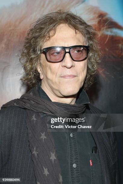 Photographer Mick Rock attends his exhibition StarMan at Foto Museo Cuatro Caminos on March 28, 2018 in Mexico City, Mexico.