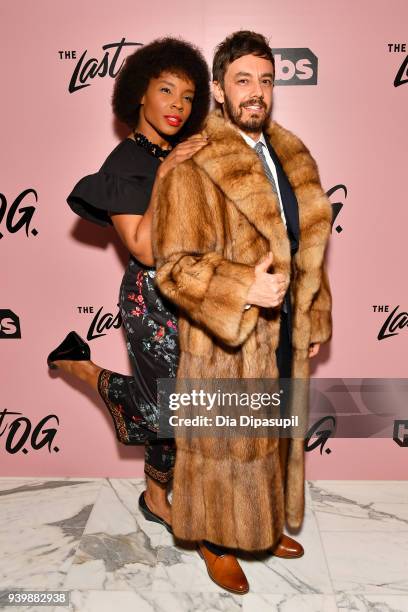 Amber Ruffin and Jorma Taccone attend "The Last O.G." New York Premiere at The William Vale on March 29, 2018 in New York City.