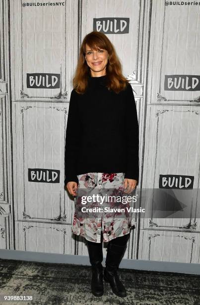 Director/author Lynn Shelton visits Build Series to discuss her movie "Outside In" at Build Studio on March 29, 2018 in New York City.