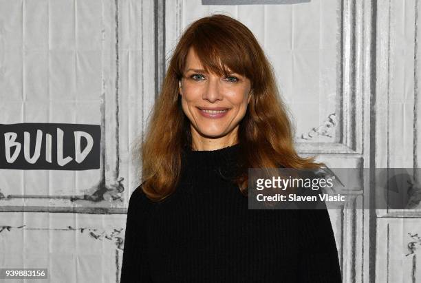 Director/author Lynn Shelton visits Build Series to discuss her movie "Outside In" at Build Studio on March 29, 2018 in New York City.