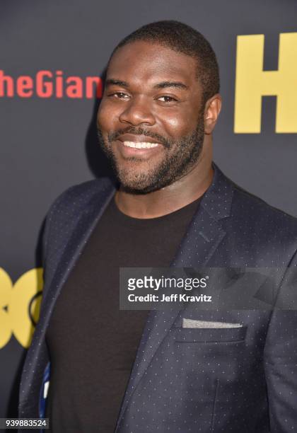 Sam Richardson attends the Los Angeles Premiere of Andre The Giant from HBO Documentaries on March 29, 2018 in Los Angeles, California.