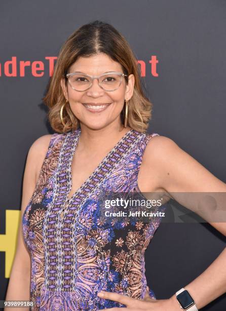 Aida Rodriguez attends the Los Angeles Premiere of Andre The Giant from HBO Documentaries on March 29, 2018 in Los Angeles, California.