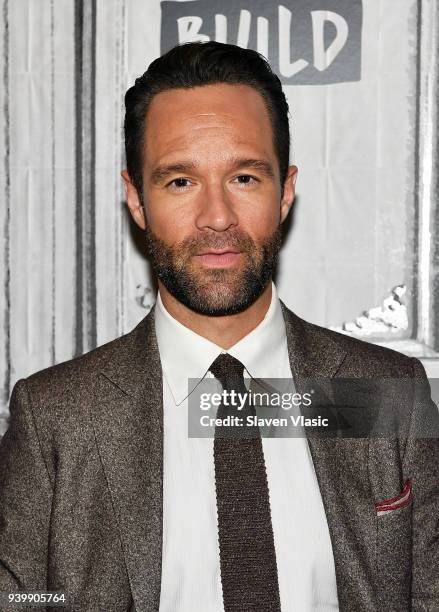 Actor Chris Diamantopoulos visits Build Series to discuss his movie "The Dangerous Book of Boys" at Build Studio on March 29, 2018 in New York City.