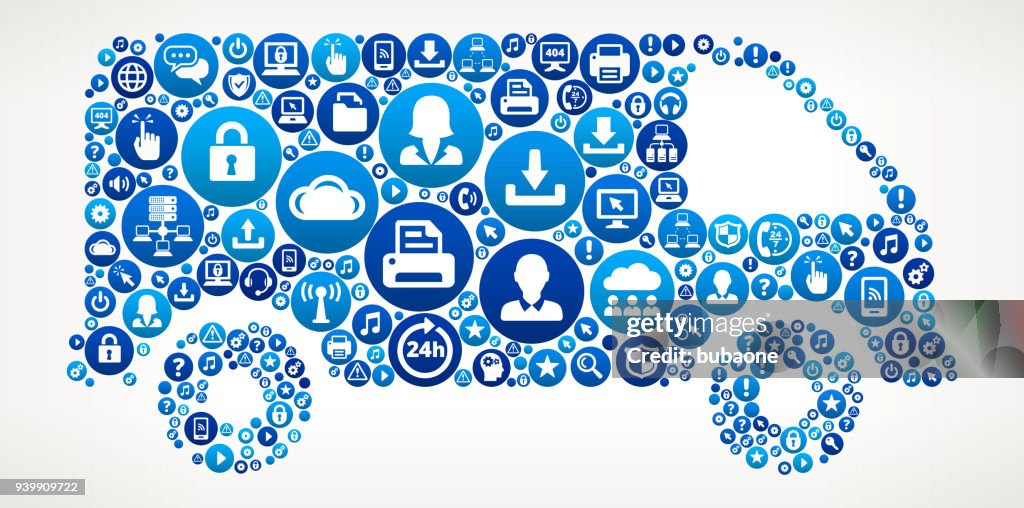 Van Computer Tech Support High-Res Vector Graphic - Getty Images