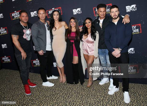 Ronnie Ortiz-Magro, Mike 'The Situation' Sorrentino, Jenni 'JWoww' Farley, Deena Cortese, Nicole 'Snooki' Polizzi, Paul 'Pauly D' DelVecchio, and...