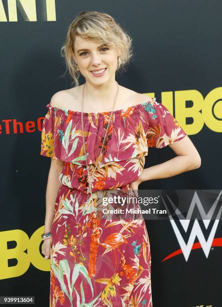 Laura Slade Wiggins arrives to HBO World Premiere of "Andre The Giant" held at ArcLight Cinerama Dome on March 29, 2018 in Hollywood, California.