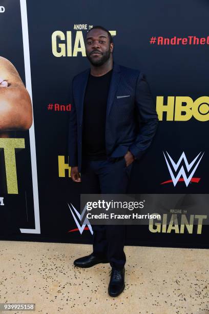 Sam Richardson attends the Premiere Of HBO's "Andre The Giant" at The Cinerama Dome on March 29, 2018 in Los Angeles, California.