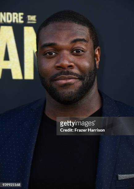 Sam Richardson attends the Premiere Of HBO's "Andre The Giant" at The Cinerama Dome on March 29, 2018 in Los Angeles, California.