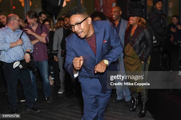 Actor Allen Maldonado attends TBS' The Last O.G. Premiere at The William Vale on March 29, 2018 in New York City. 27038_012