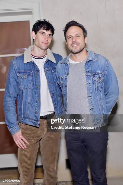 Nicky Schiff and Tom Gornican attend a private dinner to celebrate the One Year Anniversary of Beboe hosted by Lake Bell, Lisa Eisner, Assia...