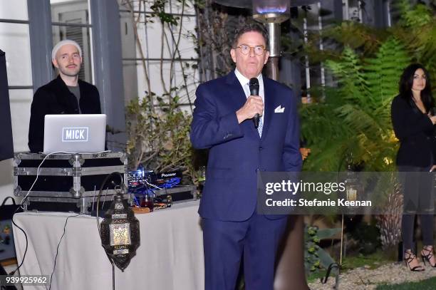 Rusty Areias attends a private dinner to celebrate the One Year Anniversary of Beboe hosted by Lake Bell, Lisa Eisner, Assia Grazioli, and David...