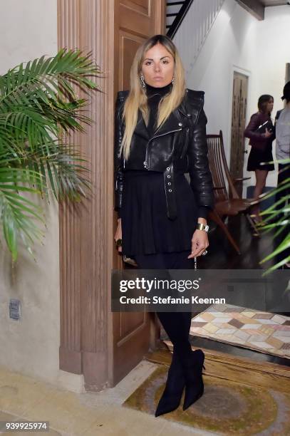 Erica Pelosini attends a private dinner to celebrate the One Year Anniversary of Beboe hosted by Lake Bell, Lisa Eisner, Assia Grazioli, and David...