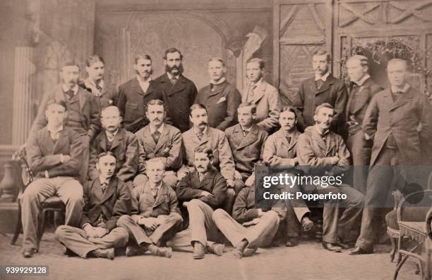 The England Rugby Twenty before their Home Nations International match against Ireland at Leinster Cricket Ground in Rathmines, Ireland, 13th...