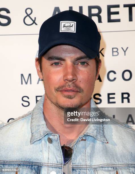 Actor Josh Henderson attends Art with a Cause hosted by Shaun Ross & Aureta benefiting the Freedom United Foundation for the victims of human...