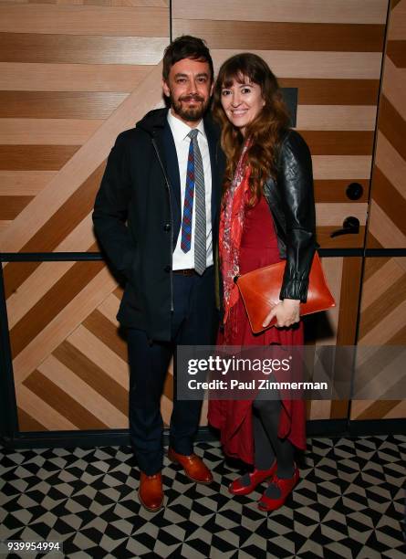 Jorma Taccone and Marielle Heller attend The Premiere Of "The Last O.G." - After Party at Westlight on March 29, 2018 in the Brooklyn borough of New...