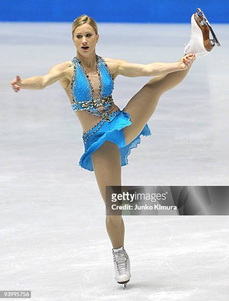 Joannie Rochette of Canada competes in the Ladies Free Skating on the day three of ISU Grand Prix of Figure Skating Final at Yoyogi National...