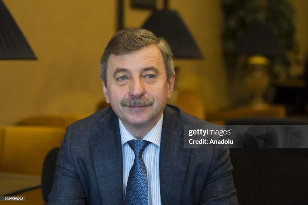 Russian cosmonaut Aleksandr Ivanovich Lazutkin...