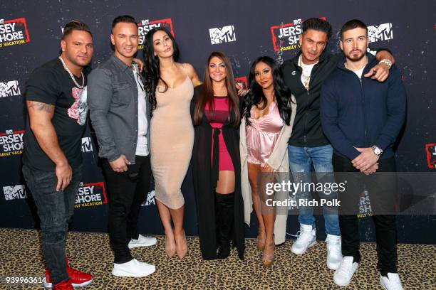 Ronnie Ortiz-Magro, Mike 'The Situation' Sorrentino, Jenni 'JWoww' Farley, Deena Cortese, Nicole 'Snooki' Polizzi, Paul 'Pauly D' DelVecchio, and...