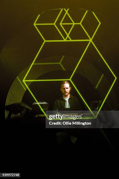 Sub Focus performs on stage at Brixton Academy on March 29, 2018 in London, England.