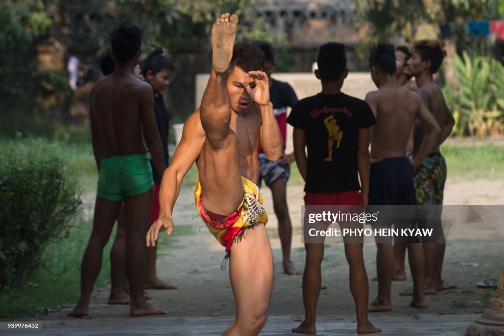 MYANMAR-UNREST-SPORT-LETHWEI