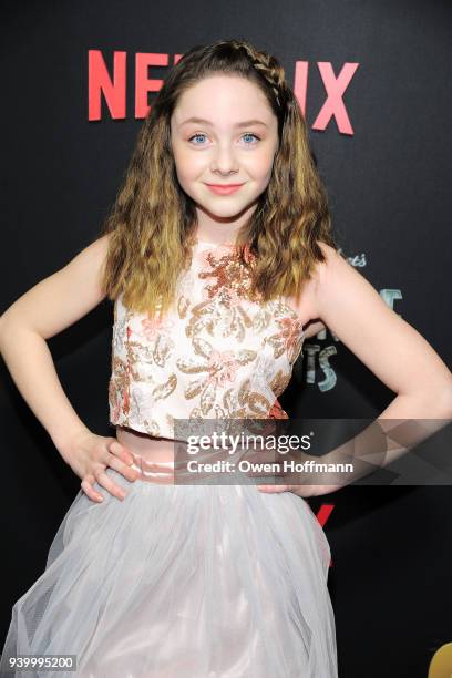 Kitana Turnbull attends A Series Of Unfortunate Events" Season 2 Premiere at Metrograph on March 29, 2018 in New York City.