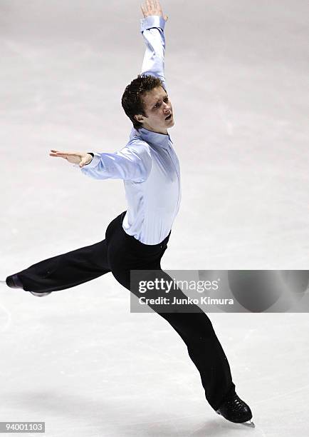 Jeremy Abbott of the USA competes in the Men's Free Skating on the day three of ISU Grand Prix of Figure Skating Final at Yoyogi National Gymnasium...