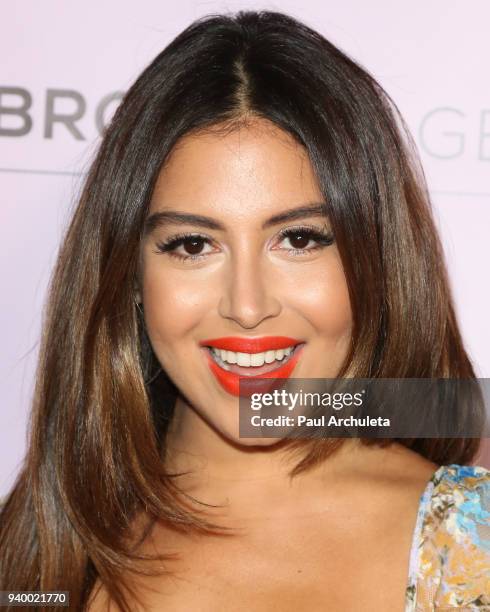 Actress Cinthya Carmona attends the grand opening of the Museum Of Selfies on March 29, 2018 in Glendale, California.