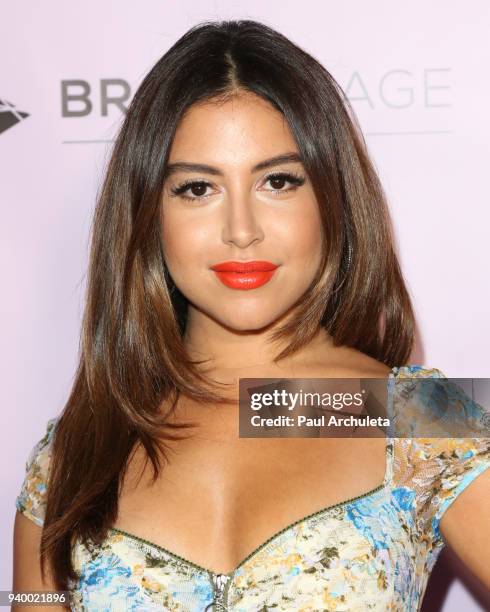 Actress Cinthya Carmona attends the grand opening of the Museum Of Selfies on March 29, 2018 in Glendale, California.