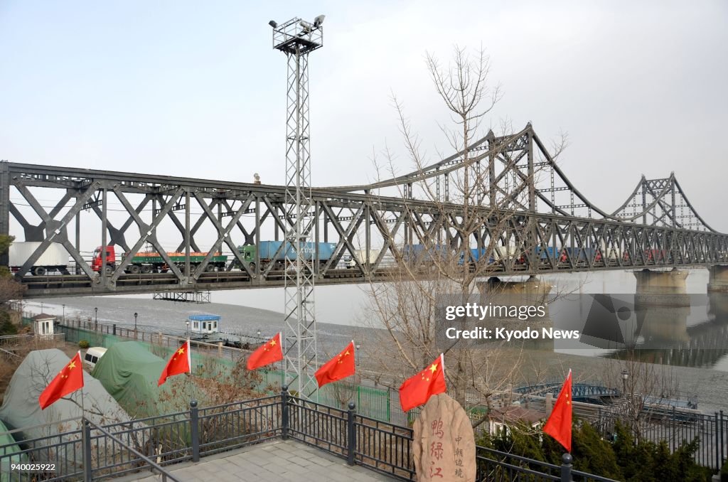 Chinese border city with N. Korea