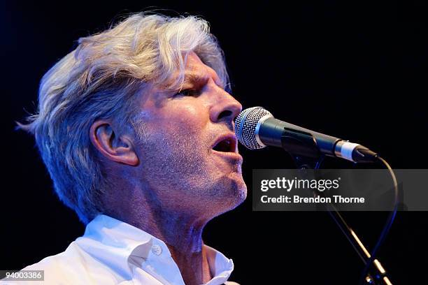 Tim Finn performs on stage during Homebake 2009 in the Domain on December 5, 2009 in Sydney, Australia.