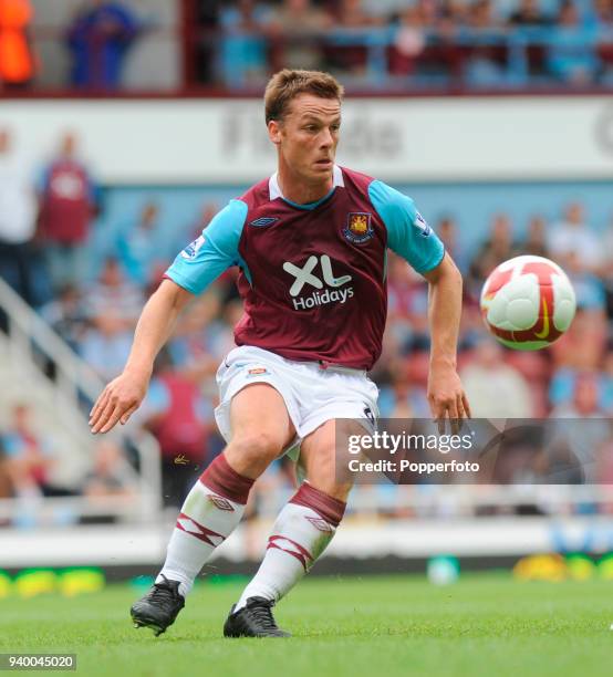 Scott Parker of West Ham United in action during the Barclays Premier League match between West Ham United and Wigan Athletic at Upton Park in London...