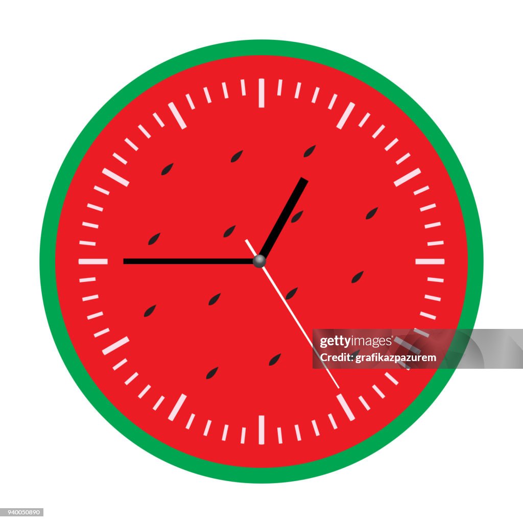 Clock Face Vector Illustration High-Res Vector Graphic - Getty Images