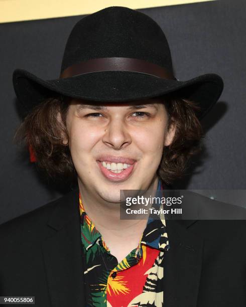 Matty Cardarople attends the the Season 2 premiere of Netflix's "A Series Of Unfortunate Events" at Metrograph on March 29, 2018 in New York City.