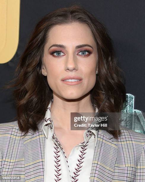 Allison Williams attends the the Season 2 premiere of Netflix's "A Series Of Unfortunate Events" at Metrograph on March 29, 2018 in New York City.