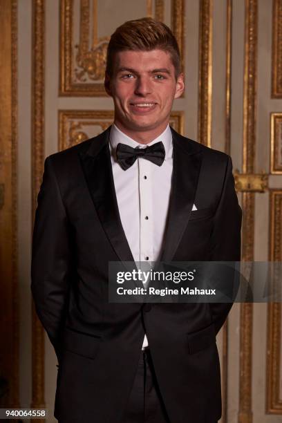 Driver Max Verstappen is photographed for Paris Match on December 2017 in Versailles, France.