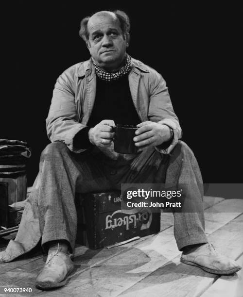 Austrian-born British actor Frederick Schiller as Isaac in the play 'People of Nowhere' by James Brabazon, October 1959. The play was commissioned by...